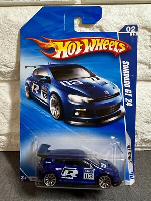 Hot Wheels All Stars '10 02/10 Scirocco GT 24 120/240 Blue