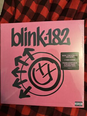 ONE MORE TIME... LP - Exclusive Blue & Black Swirl Vinyl Blink 182   LIMITED ETD