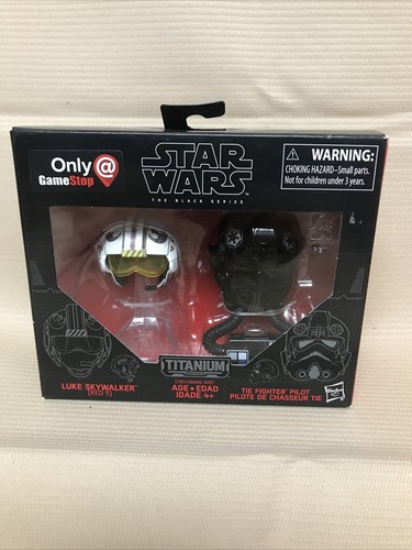 Star Wars Black Series Titanium Helmets 10 Luke Skywalker Tie Fighter Pilot NEW