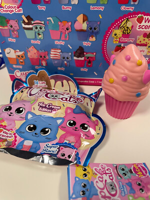 Cupcake Cats 2 Ice Cream Cocozy Curly Berry Shakey Softy Frosty very rare Slushy