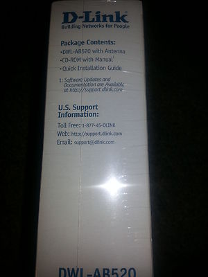 D-Link AirPro Wireless Network DWL-AB520 - Multimode 2.4/5 GHz PCI Adapter NEW