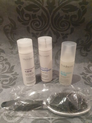 HAIRDREAMS Home Care Extensions 4-tlg. SET: Bürste+Shampoo+Regeneration+PH Shine