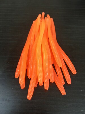 15 Pack 3 inch Trout Worms Bass Crappie Fishing Lure Tackle Floating Fly Soft