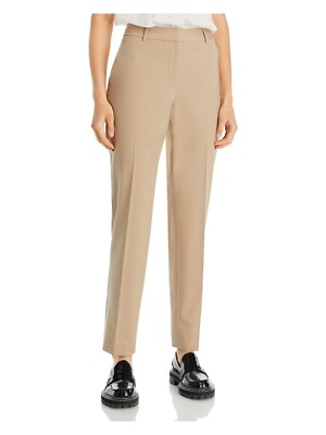 

LAFAYETTE 148 NEW YORK Женские бежевые брюки до щиколотки с высокой талией, Бежевый, MPC29R-1P40