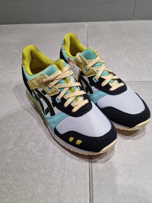 Asics Gel Lyte III OG Mens Shoes Trainers Size 9 UK. White/Black BNWT