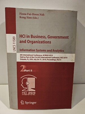 HCI in Business, Government and Organizations. Information Systems and Analytics