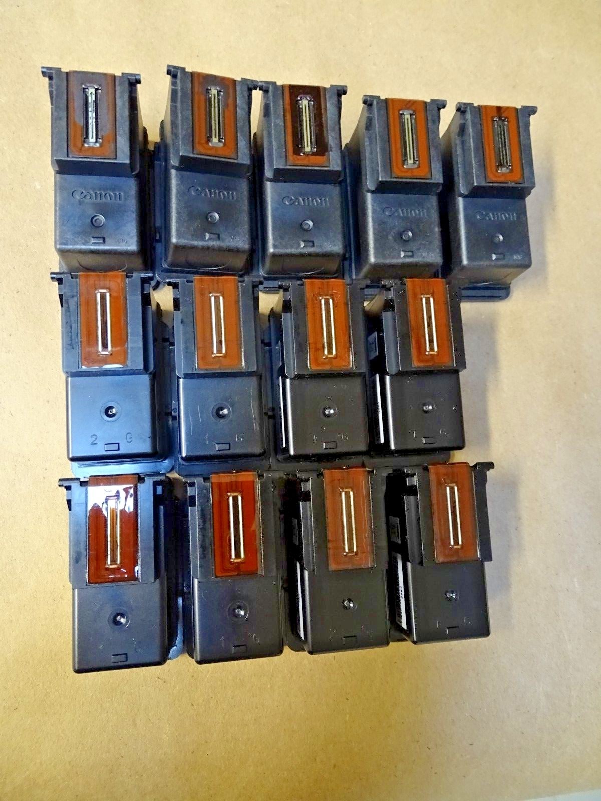 Lot of 13 Genetic PG 245XL Black Empty Ink Cartridges for Canon