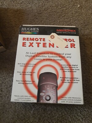 New Hughes Network Systems Remote Control Extender Memorex Transmitter HRCE-10