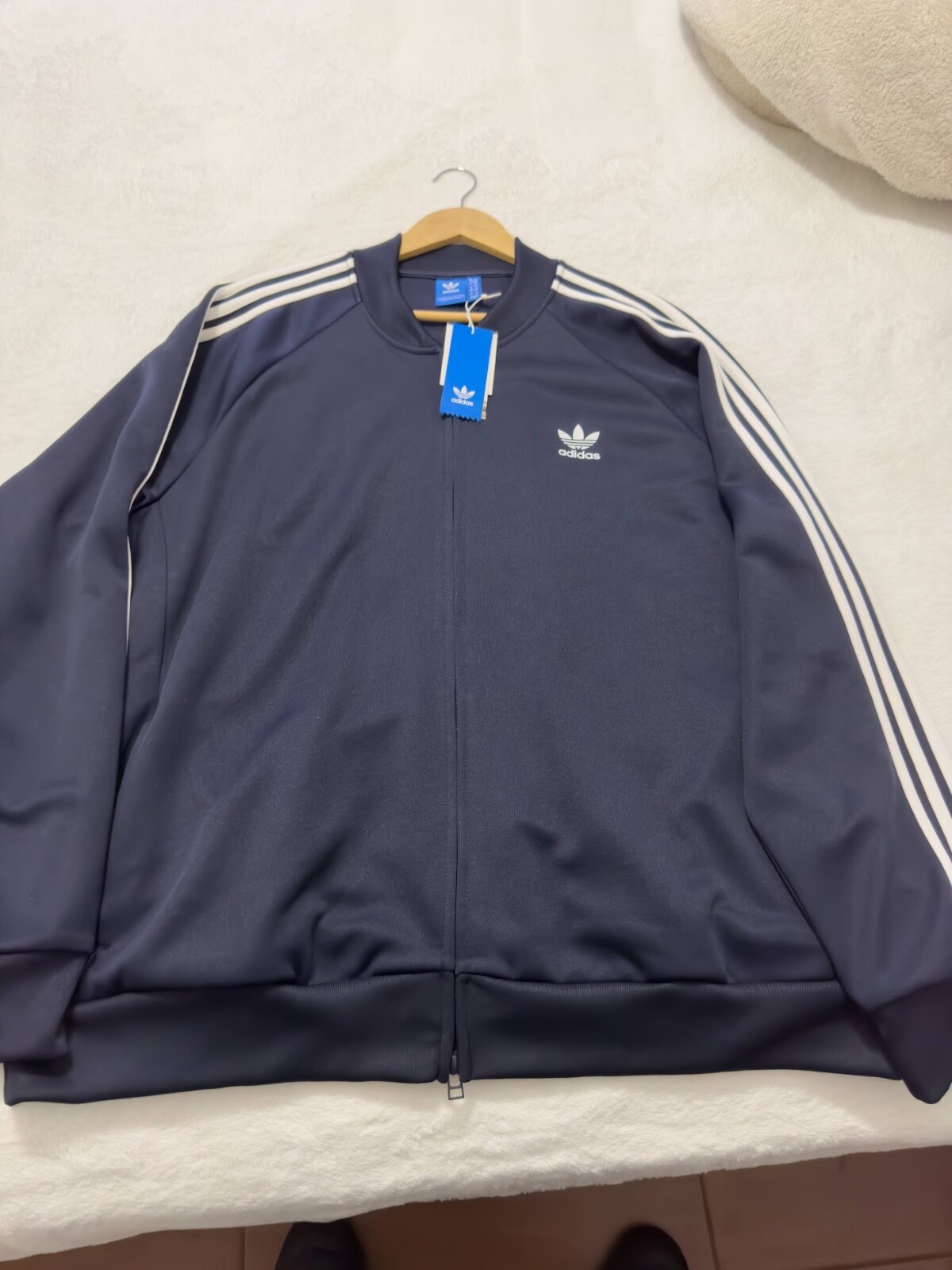 New Adidas mens SST Relax TT Legend Ink/White BK3611 Track