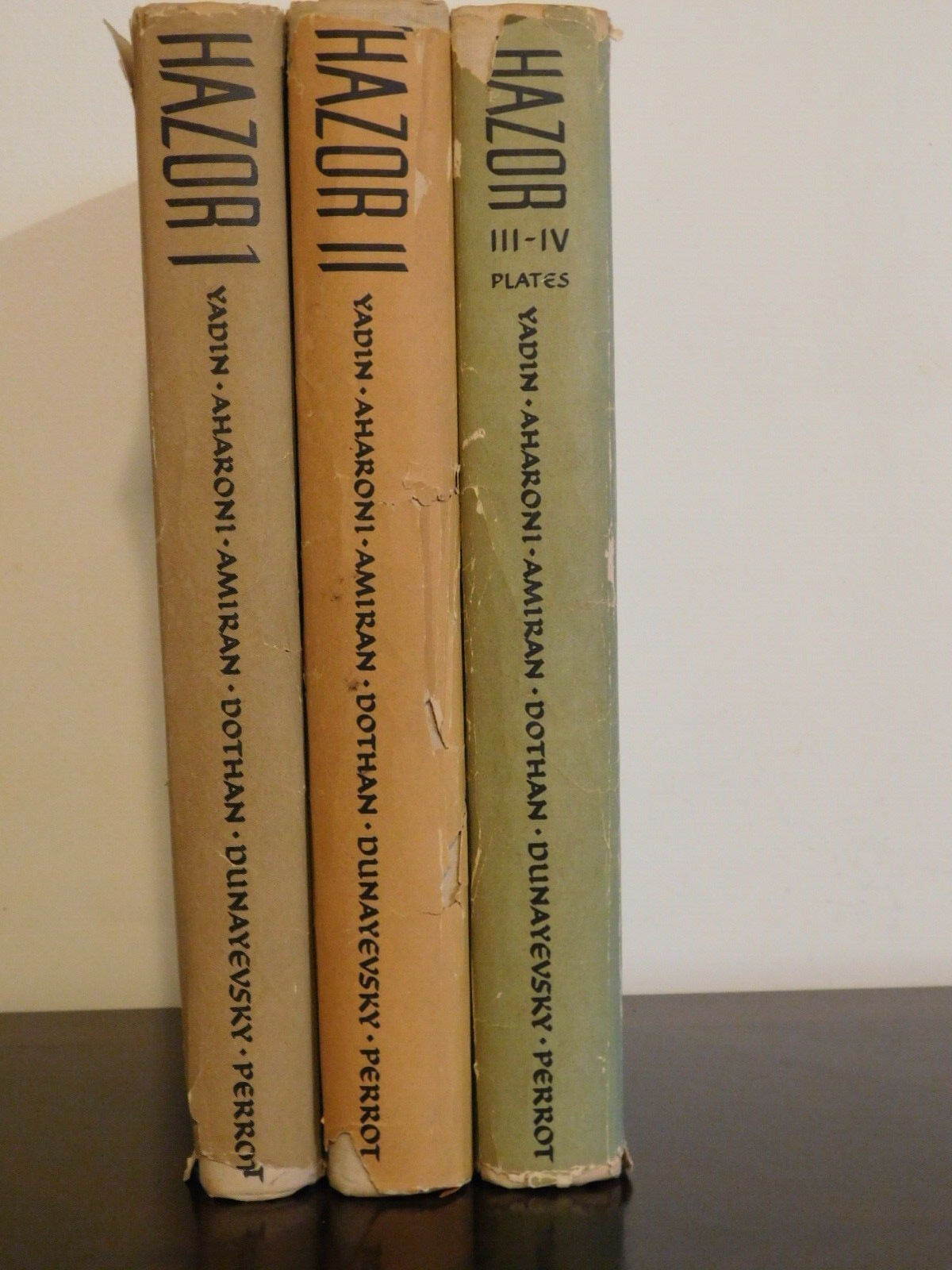 Expedition at HAZOR 1955-1958 (4 seasons in 3 volumes) Yadin, Aharoni, Amiran, P