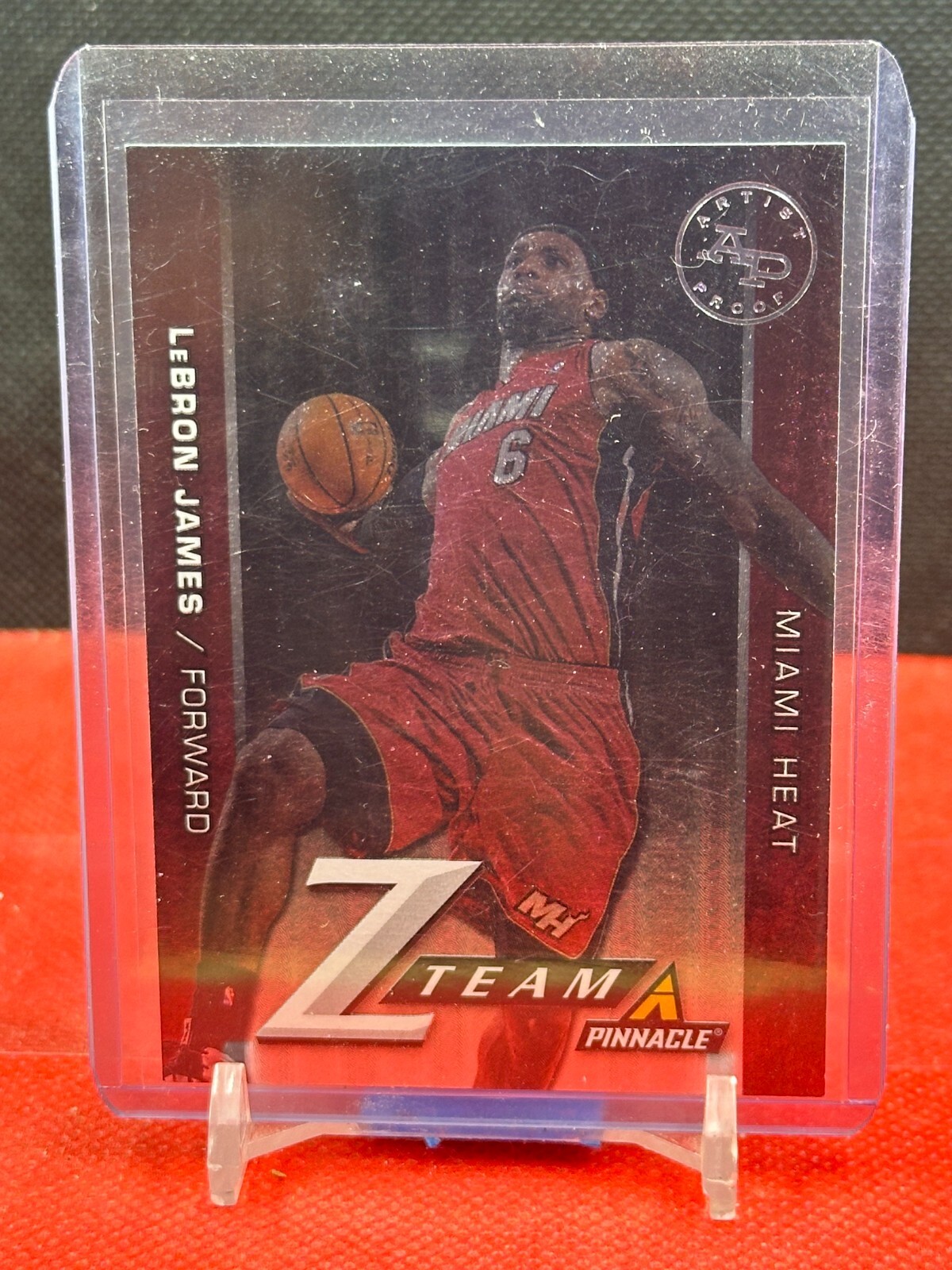 2013-14 Panini Pinnacle Artist Proof Z Team Insert #2 LeBron