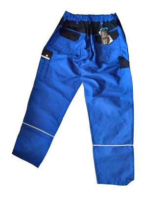 TMG Men's Blue Heavy Duty Work Cargo Cordura Double Knee Pants New Size XL