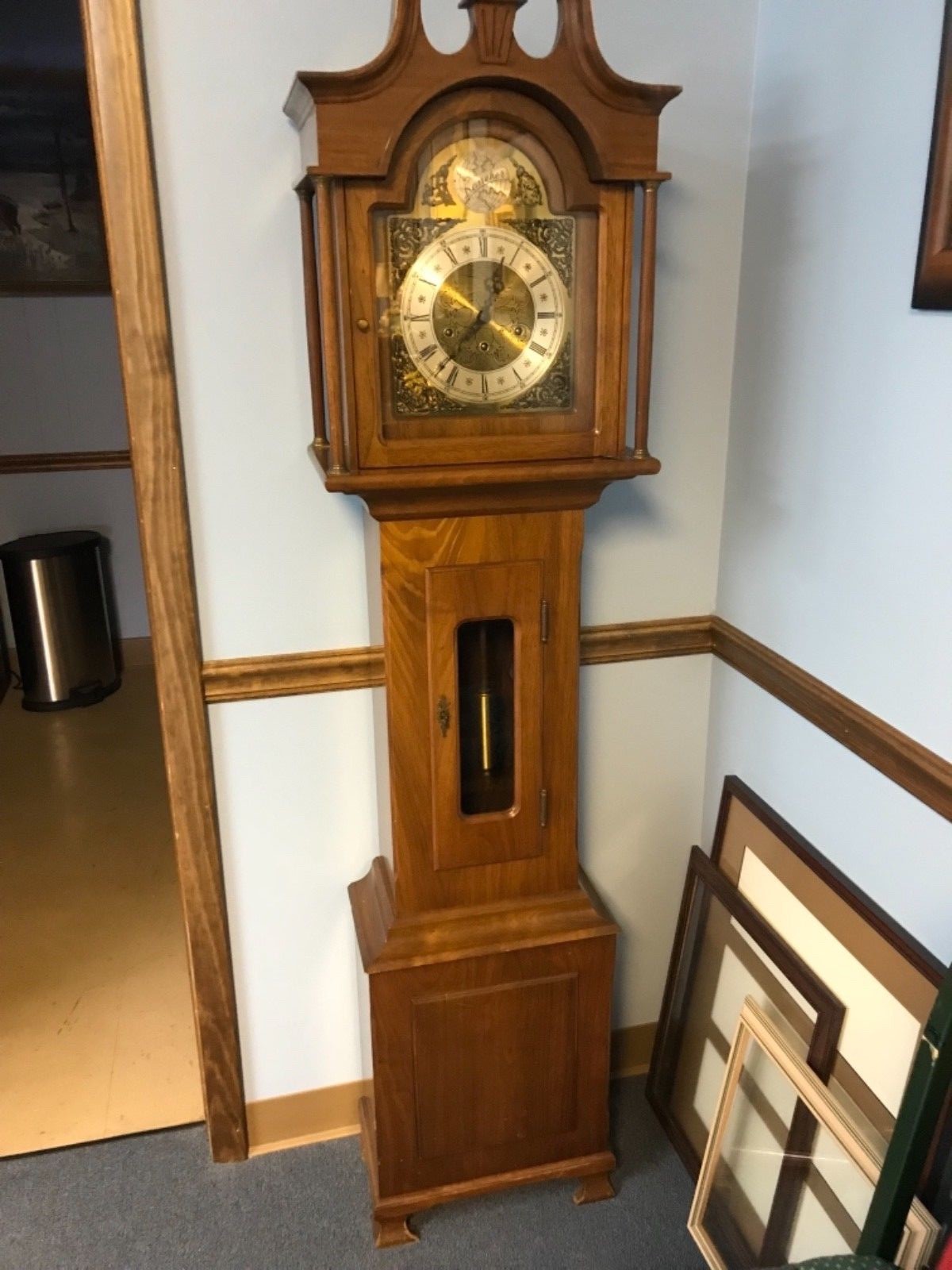 Vintage DANEKER Grandmother Clock “The York County” Excellent Westminster Chime