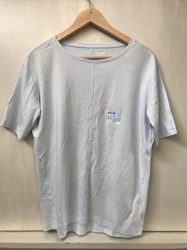 ★TRAVEL★ Jersey Track Short Sleeve T-shirt Light Blue FLX t-shirt Travel/Leisure Wicking Light Blue Size XS NWT | eBay
