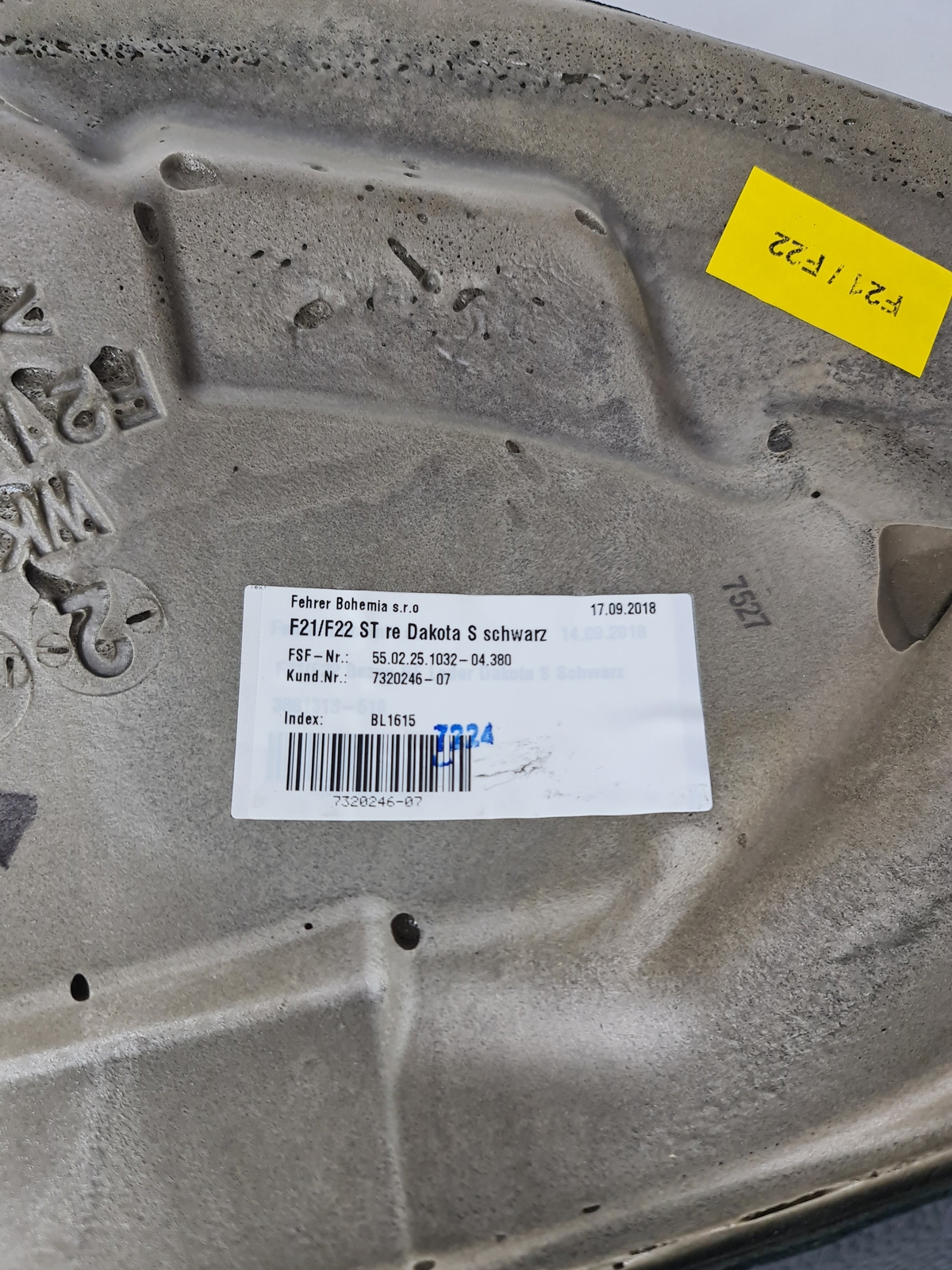 0 Bmw 2014-2020 52-20-7-320-246 52207320246 Side Finisher Leather Right 7320 image 4
