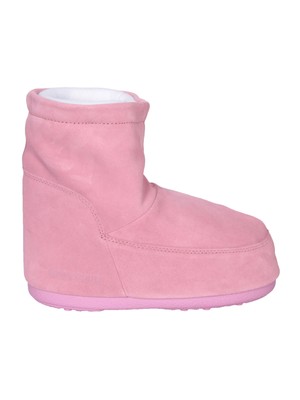 Pre-owned Moon Boot Icon Low Pink Ankle Boot