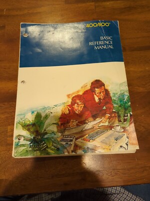 ATARI 400/800 BASIC REFERENCE MANUAL in loose leaf binder (not original binder)