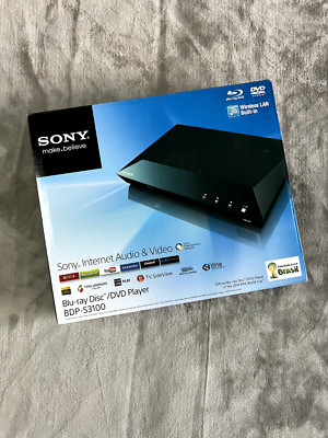 Sony BDP-S3100 Blu-Ray / DVD Player Full HD 1080p Wifi BRAND NEW SEALED