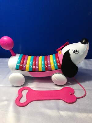 Leap Frog ALPHAPUP Leap Frog ALPHABET LETTERS LEARNING Talking TOY DOG PINK