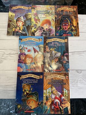 Dragon Slayers' Academy Book Lot Of 7 by Kate McMullan (E-1493/13)