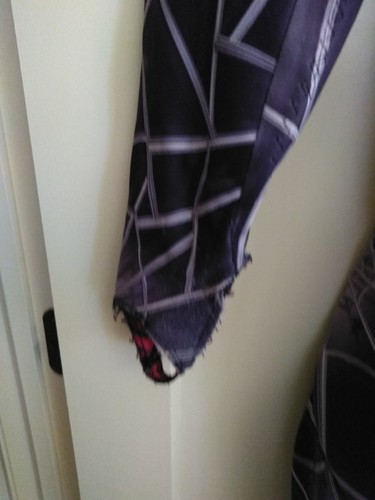 Spyder Body Suit Xl Black with spider web design PRE-OWNED (tad stretched ou)t