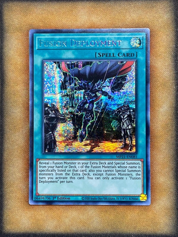 Yugioh Fusion Deployment MP21-EN081 Secret Rare 1st Ed NM | eBay