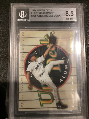 1994 Upper Deck Alex Rodriguez #298 UDCA BGS 8.5 NM Seattle Mariners Orig Rookie