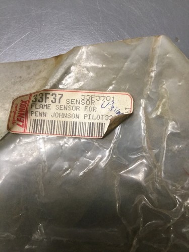NEW, SEALED, LENNOX, 33F37, FLAME SENSOR, (10i-3)