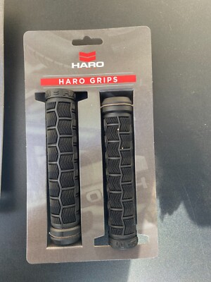 Haro Team Grips - Flangeless - Black or White - SHIPS WITHIN 24 HOURS 