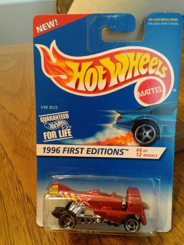 Hot Wheels 1996 First Editions Dog Fighter on Rare Error