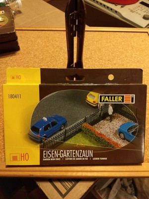 Vintage FALLER HO 180411 Eisen-Gartenzaun Garden Iron Fence SEALED