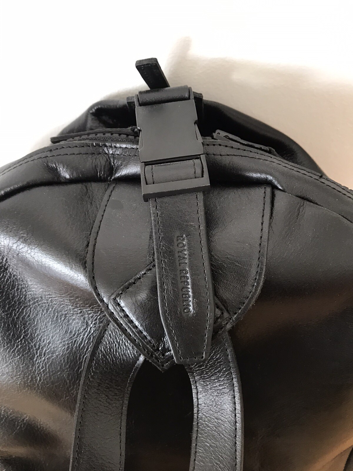 RARE New Royal Republiq Black Leather 