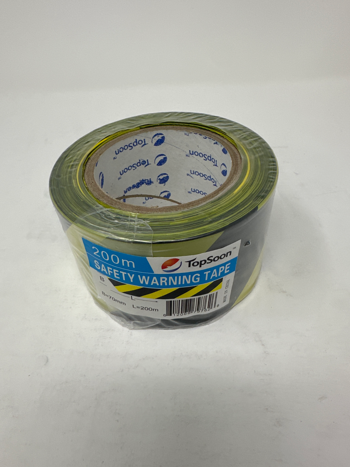 TopSoon Caution Tape Yellow and Black Striped Barricade Tape 2.8-Inch by 660-Ft