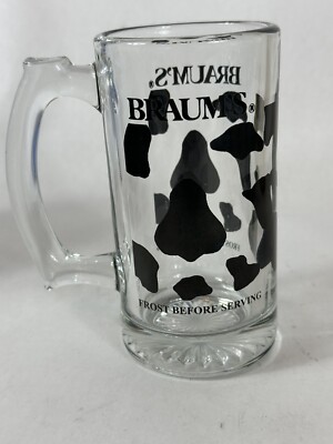 Braum's Ice Cream & Burger  Cow Print NEW Mug