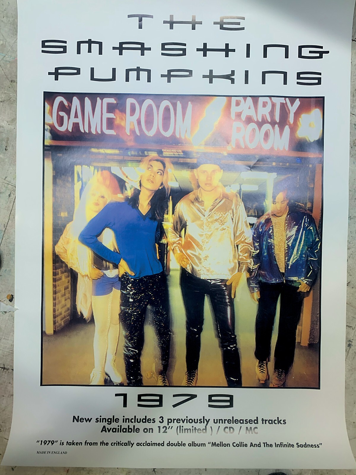 KOZIK Smashing Pumpkins ライブ ポスター MINT 1996 Kozik Smashing Pumpkins Matted Poster Signed+