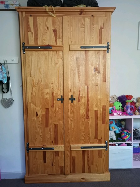Ikea Fjell Timber Wardrobe Wardrobes Gumtree Australia
