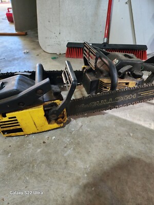 McCulloch Pro Mac 610 (X2) Chainsaw 24  Bar 