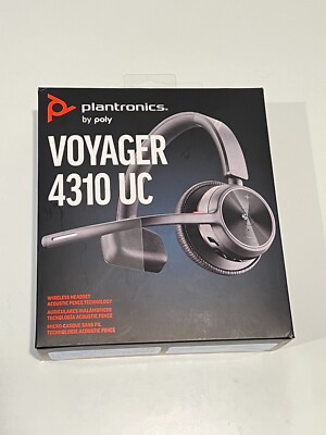 Plantronics by POLY Voyager 4310 UC Single Ear Wireless Bluetooth Headset