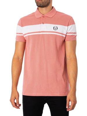 

Мужская рубашка-поло Young Line Sergio Tacchini, розовая, Розовый, STM14554-619