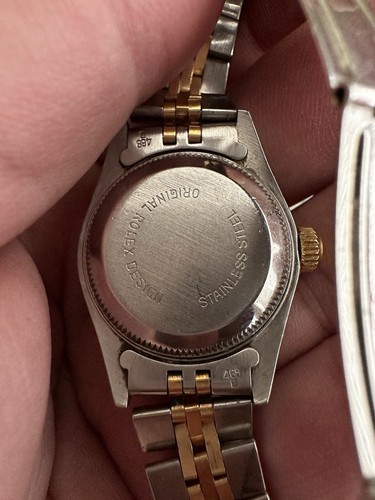 Pre-owned Rolex Barely Used Ladies  Watch 18kt Yellow Gold Without Box And Papers
