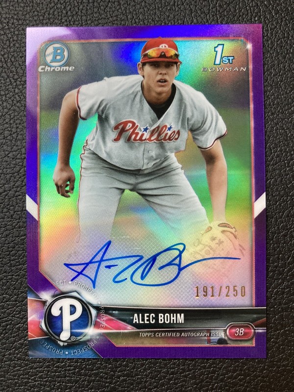 Alec Bohm Baseball Card Database Newest Products Will Be Shown First