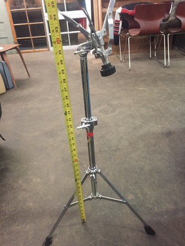 Vtg Heavy Duty Adjustable Snare Stand Ludwig