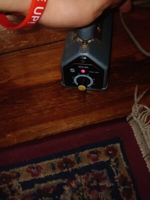 VINTAGE TEW IMPULSE SEALER ELECTRIC HEATING EQUIPMENT TISH-100 8in Device Works
