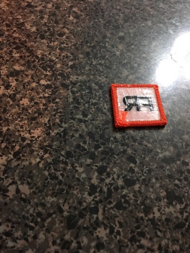 10 Lot Iron On FR Patches Replacement Tags 1 Inch FRC For Shirt Suit Jacket Pant