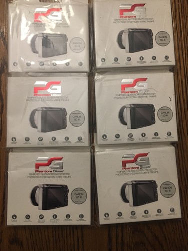 14-Various Phantom Glass Tempered Screen Protectors- New Nikon/Sony & Canon
