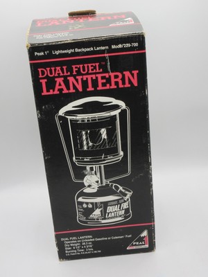NEW Coleman Vintage Peak 1 Lightweight Dual Fuel Backpack Lantern Model 229-700