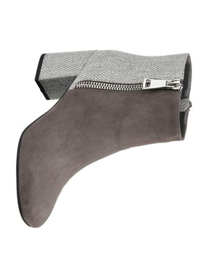 

JOURNEE COLLECTION Женские серые ботильоны Sarah на блочном каблуке с квадратным носком и застежкой-молнией, размер 9 м, Серый, SARAH-BOOTIE