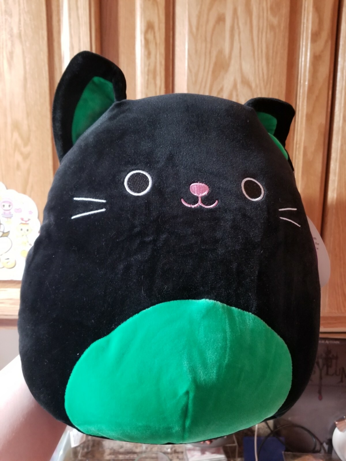 12 inch Plush Halloween Squishmallow Cleo (green cat) $71.00 | Grelly
