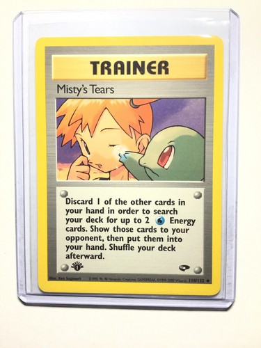 ポケモン Misty's Wish トレーナーカード 1st edition TRAINER Misty's Wish Pokemon Old back TCG Japanese card