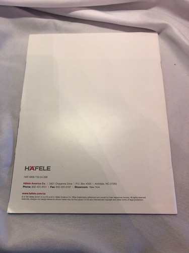 Hafele MX Drawer Systems Catalog